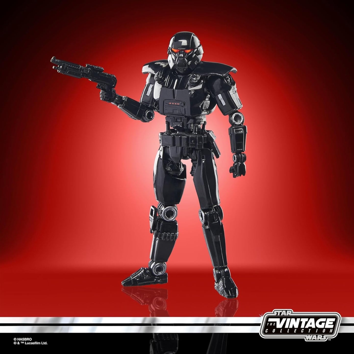 Star Wars Collezione Vintage Dark Trooper Action Figure da Collezionare The Mandalorian (Scala 9,5 Cm) Action figures Naty Shop