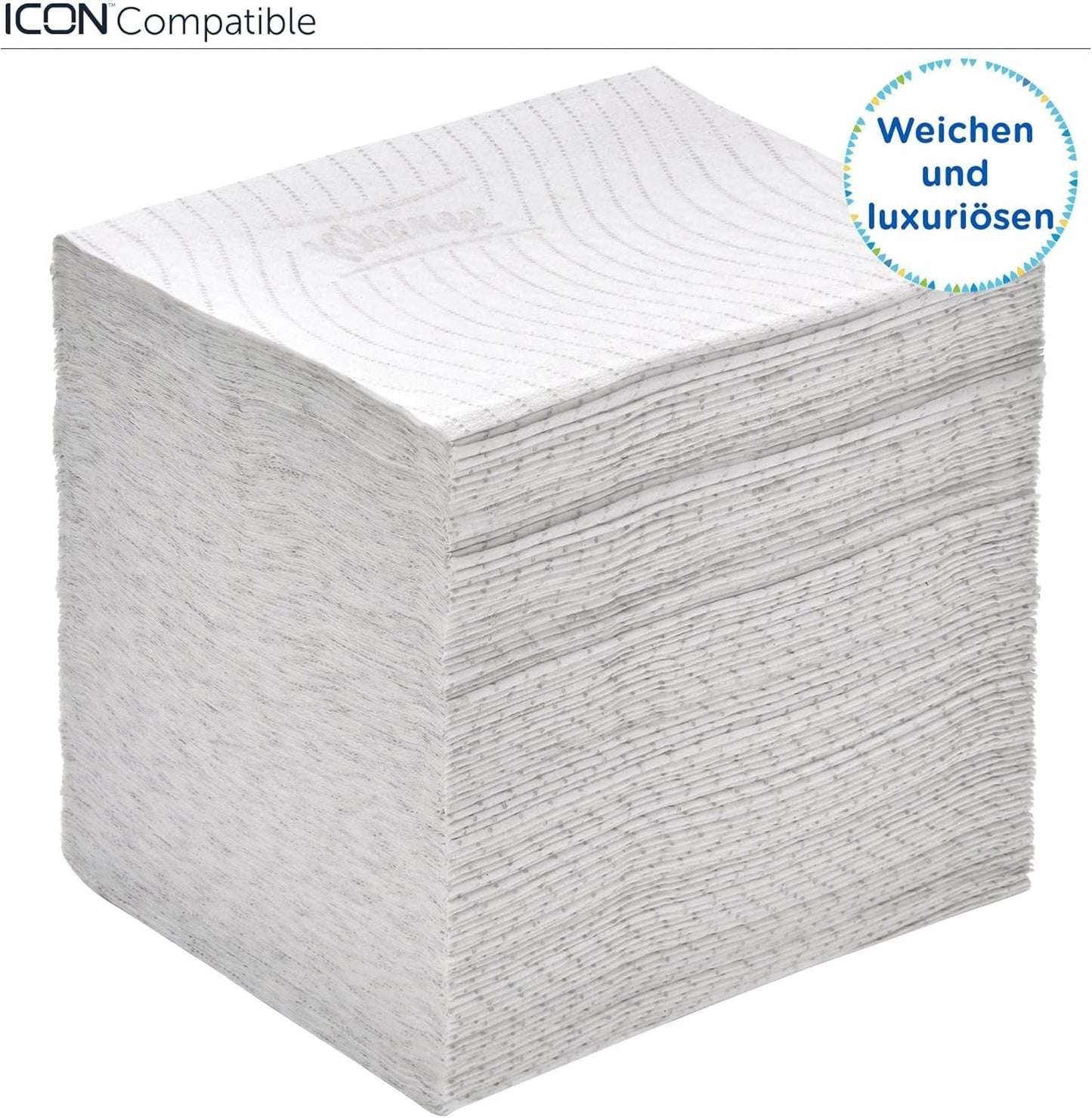 Carta igienica Kleenex a foglio singolo 8408, carta igienica a 2 veli in confezioni sfuse, realizzata con carta certificata FSC, 36 confezioni x 200 fogli (7.200 fogli)