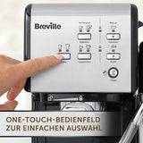 Espresso Breville Prima Latte II | Macchina per latte e cappuccino | Pompa professionale con 15 bar e montalatte | Argento [VCF108X]