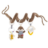 Fehn Activity Spiral Sleeping Forest - giocattolo per passeggino tocca e afferra - giocattolo per lettino, box, passeggino e seggiolino auto - gioco di attività motoria per neonati e bambini da 0+ mesi Baby Toys Naty Shop Otter