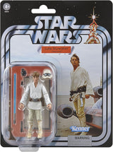Collezione vintage Star Wars Landspeeder e Luke Skywalker, action figure e veicolo Star Wars: Una nuova speranza, action figure da 9,5 cm Naty Shop