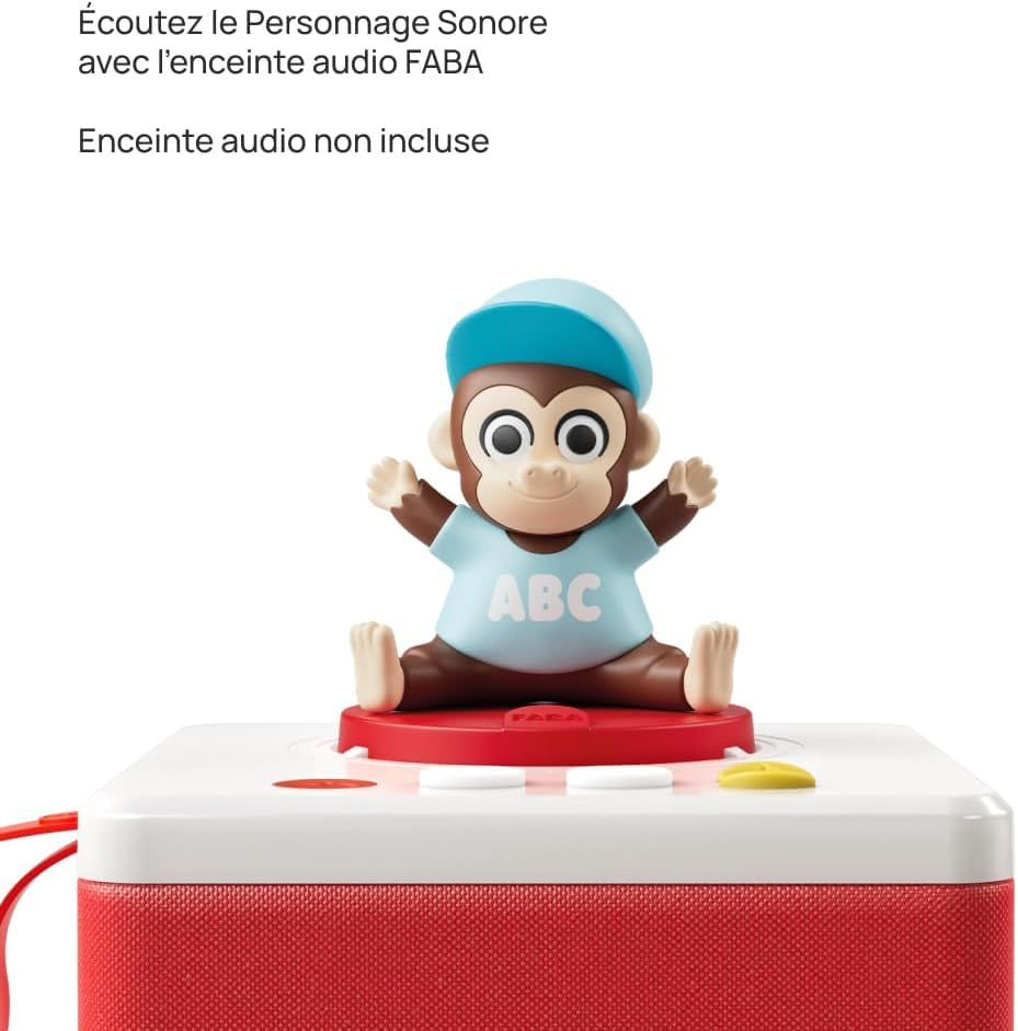 Figura sonora, Master Gorilla e i suoi testi, musica, canzoni e suoni, bambini 2-4 anni, versione francese Jucarii Bebe Naty Shop