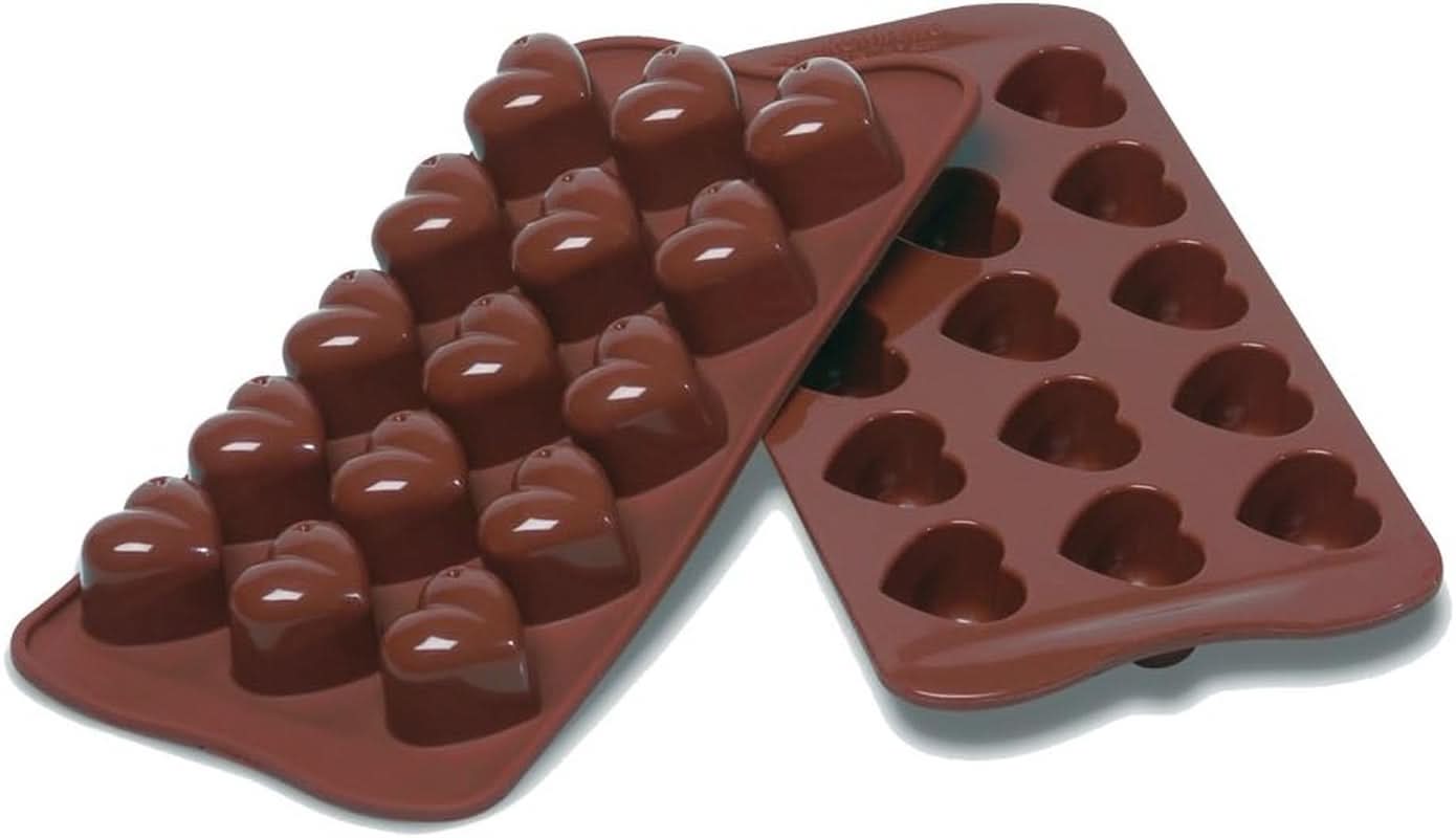 Silikomart 194690, Praline Di Cioccolato, Cuore, 15 modelli Cucina Naty Shop Cuori