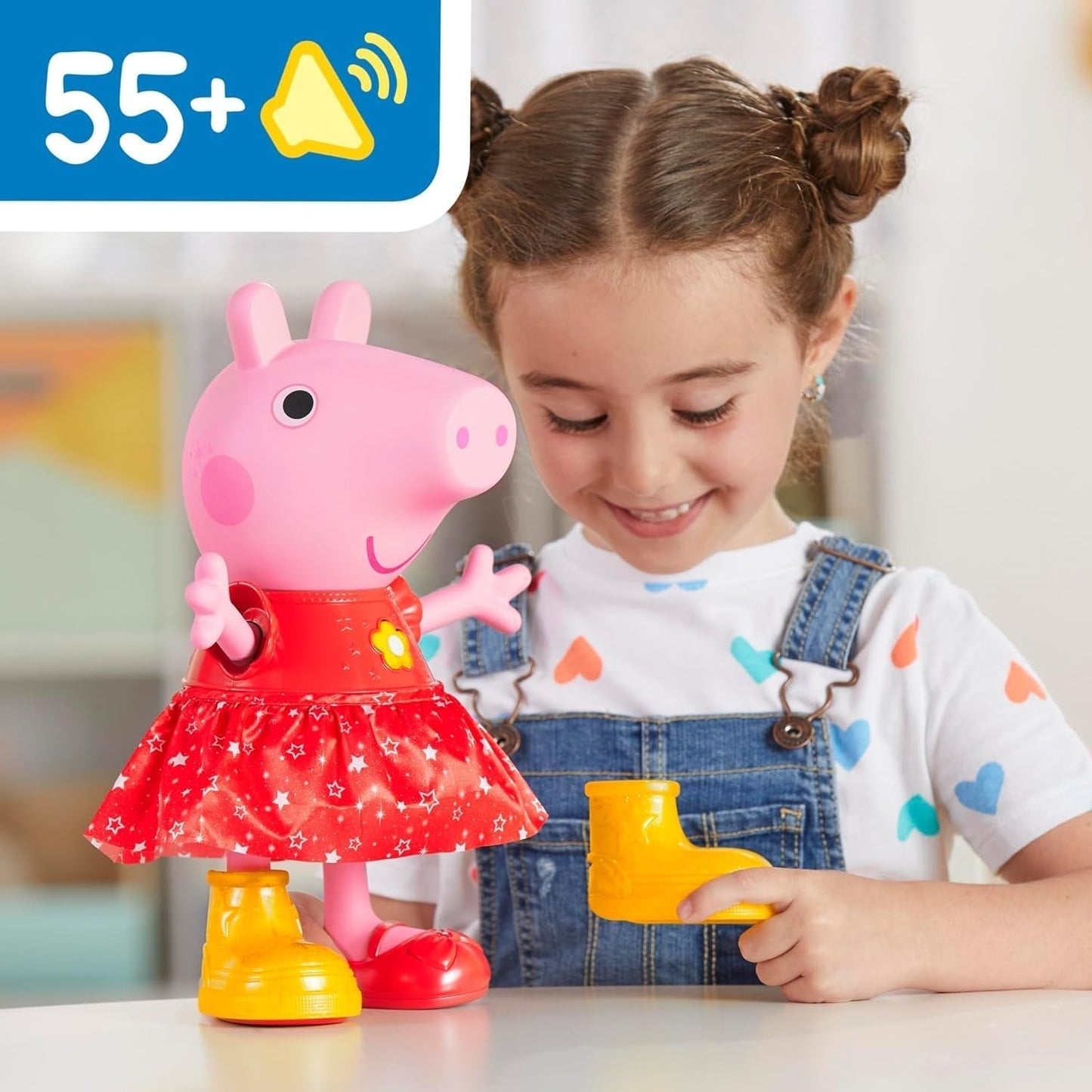 Peppa Pig Peppa'S Mud Puddle Party Doll - Versione tedesca, bambole rosa o rosa Naty Shop
