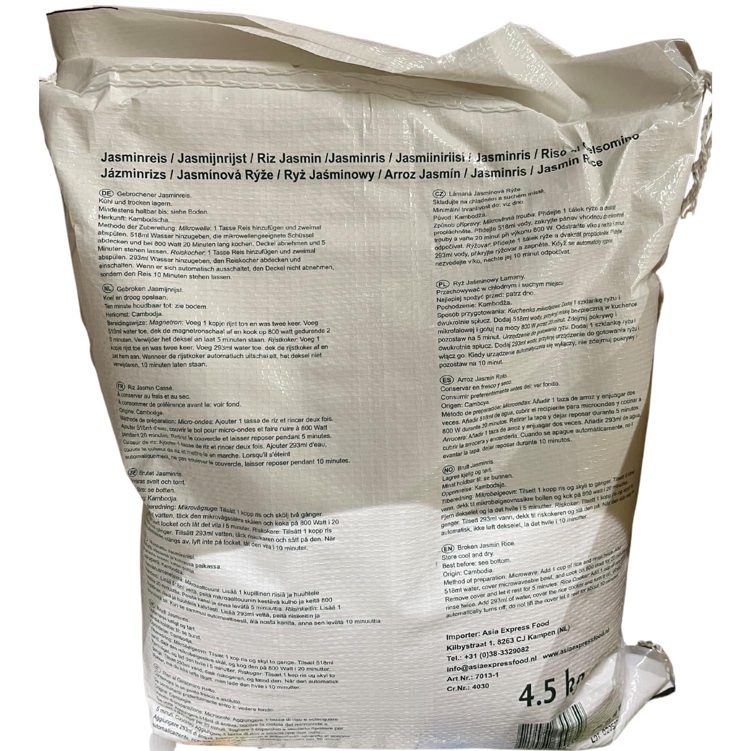 Royal Orient - Riso al gelsomino - (1 x 4,5 kg)
