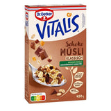 Dr. Oetker Vitalis Chocolate Muesli Classic: muesli da colazione con cioccolato al latte e fondente, confezione da 7 (7 x 600 g)