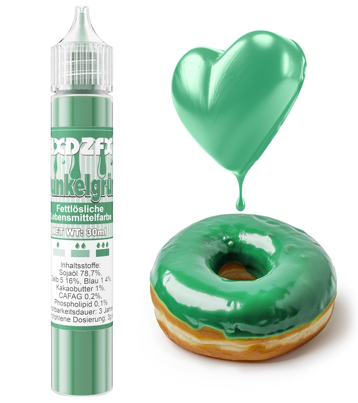 Colorante alimentare liposolubile - Colorante alimentare concentrato a base di olio da 30 ml per set di coloranti alimentari al cioccolato per decorazione di torte, fondente, crema al burro, dolci al forno, artigianato (Blu Navy)
