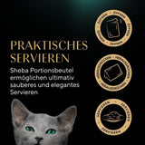 Sheba alimento umido per gattini, in bustine assortite, con salmone (MSC) e pollo in salsa, multipack 40x85g