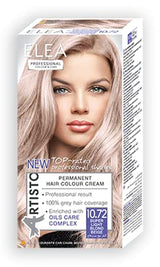 Color & Care colorazione permanente per capelli 120ml, risultato professionale, copertura dei capelli grigi, arricchita con complessi oli per la cura-Colore per capelli a lunga durata (10.1 Super Light Ash Blonde) Naty Shop Hair Dye 10.72 Super Light Blonde Beige