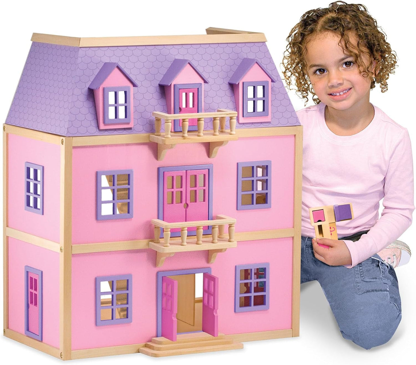 Casa delle bambole in legno di Melissa e Doug