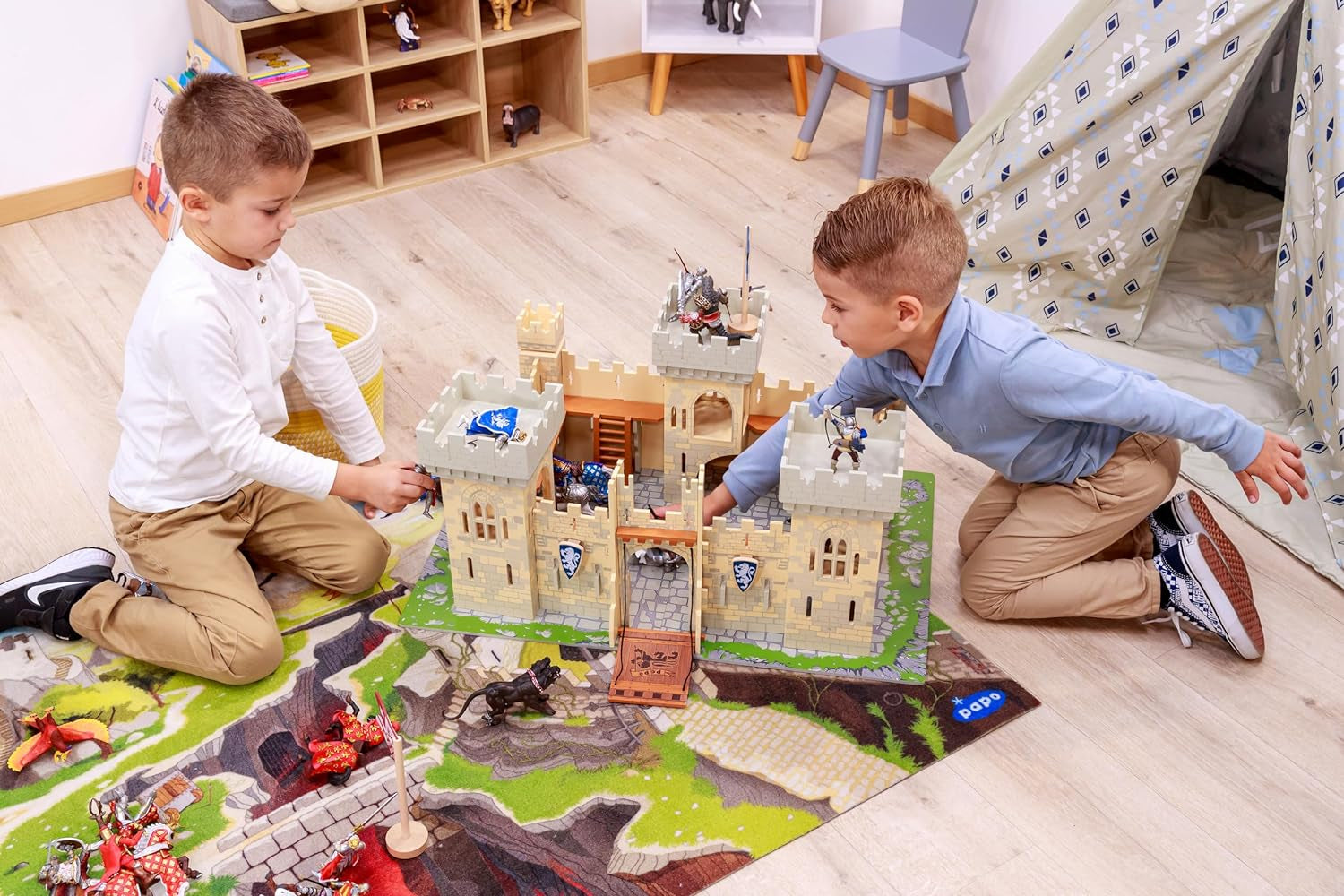 Papo - 36025 - Golem di ghiaccio - Medievale & Fantasy - Per bambini - Adatto a ragazzi e ragazze - Dai 3 anni Action figures Naty Shop