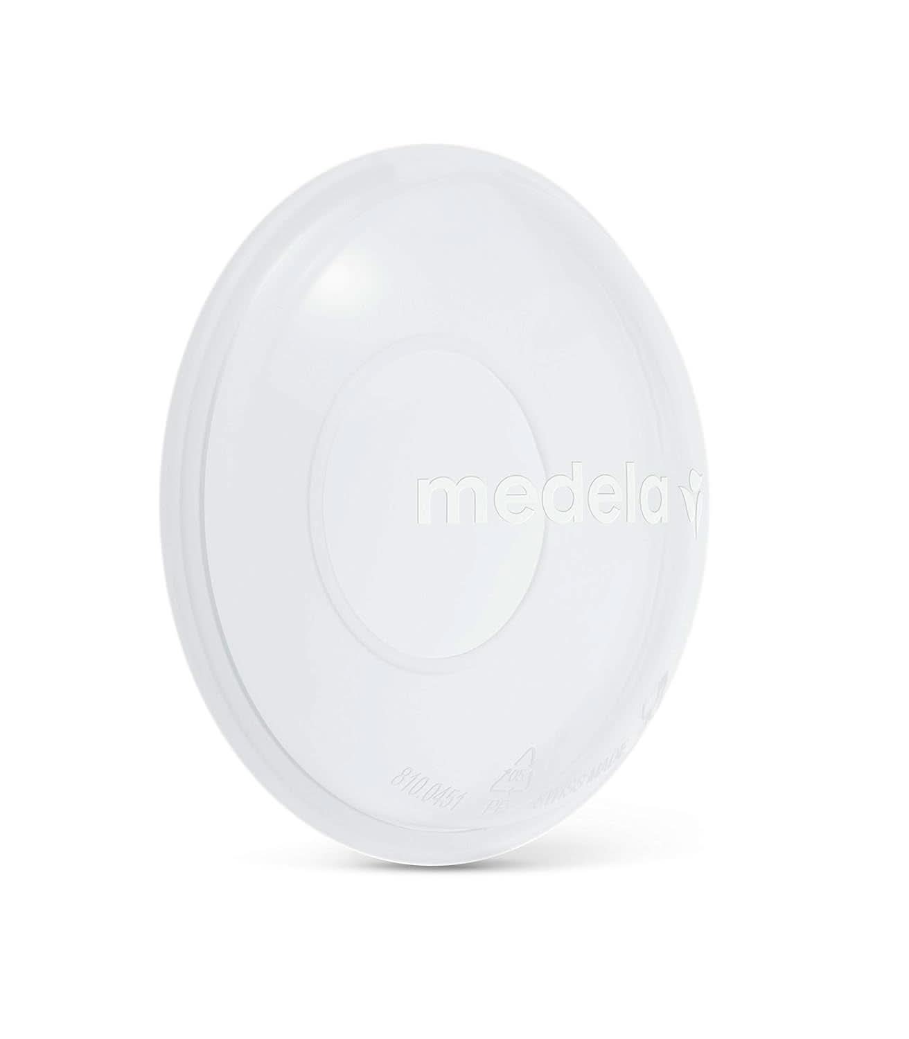 Conchiglie Medela Milk Collection - BPA-, Realizzate in silicone morbido e flessibile, Include 2 pezzi Accessori Alimentazione e Allattamento Bebe Naty Shop