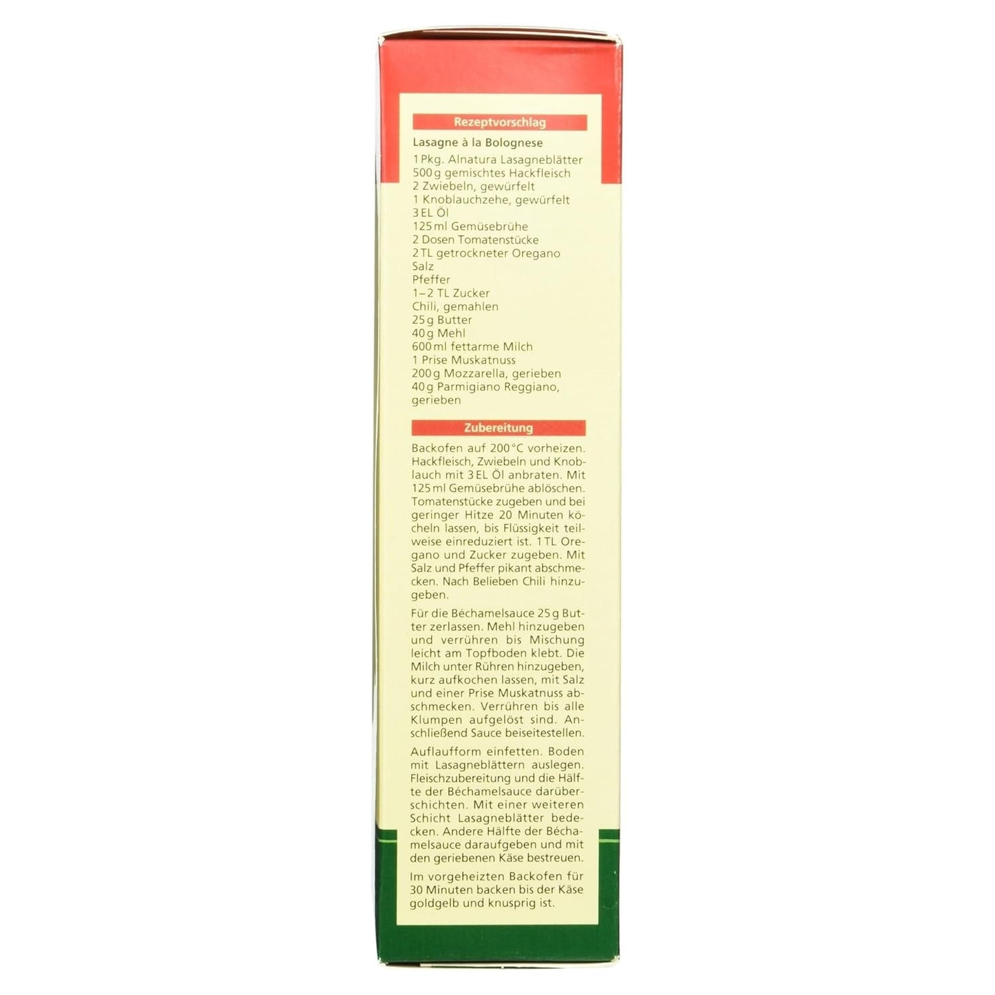Lasagne biologiche, 250g