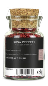 Ankerkraut, pepe rosa (Schinus Berry), bacche rosa, perfetto per Gin Tonic, 45 grammi Condimente Naty Shop
