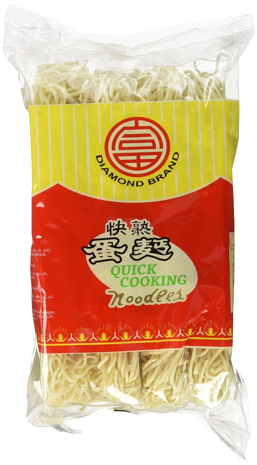 DIAMOND Tagliatelle all'uovo, tagliatelle wok istantanee con farina di grano tenero e contorni - 1 x 500 g