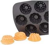 Teglia per 9 muffin Gugelhupf Original Kaiser Inspiration, 38 X 27 cm, rivestimento antiaderente Naty Shop