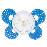 Ciuccio Chicco PhysioForma Comfort 6-16 Mesi, 1 Pezzo, Ciuccio con Tettarella in Silicone, Supporta la Respirazione Fisiologica e Favorisce il Corretto Sviluppo Orale, Blu