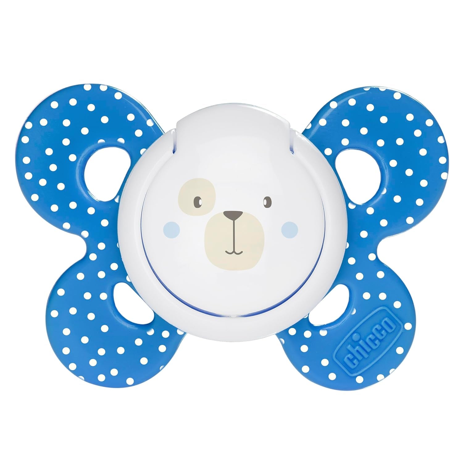 Ciuccio Chicco PhysioForma Comfort 6-16 Mesi, 1 Pezzo, Ciuccio con Tettarella in Silicone, Supporta la Respirazione Fisiologica e Favorisce il Corretto Sviluppo Orale, Blu