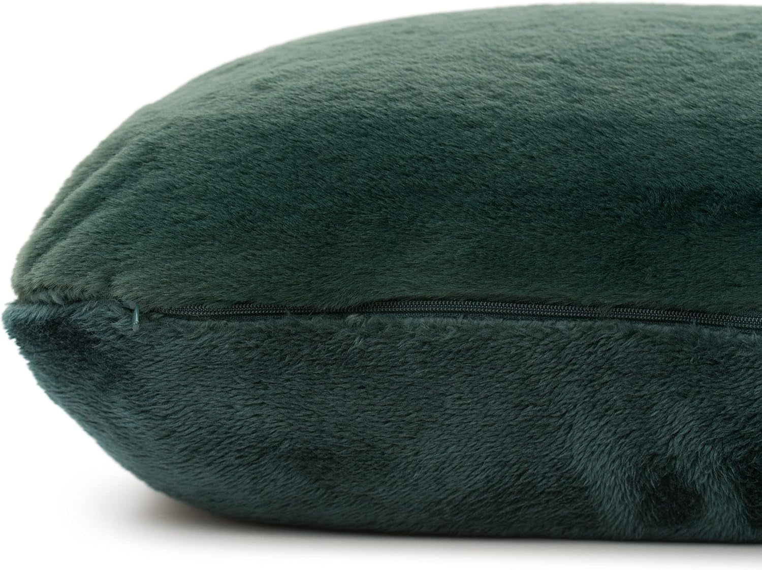 Gözze - Federa per cuscino confortevole, Merino Feeling, 50X50 cm - Verde scuro Letti e coperte Besuche den Gözze-Store