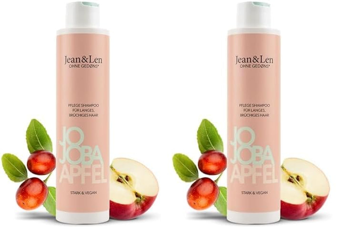 Jean & Len Care Shampoo Jojoba & Mela, nutre i capelli lunghi e fragili, 300 ml Doccia e bagno Jean & Len 2 x 300 ml