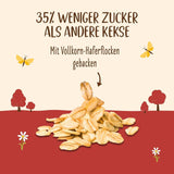 Cracker di avena biologici Allos Nutri | Cracker croccanti di avena integrale | Dolcificare con miele 6 x 130g