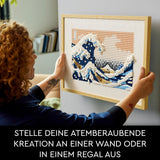 LEGO 31208 Art Hokusai - La Grande Onda 3D Decorazioni murali giapponesi Set artigianale Tela oceano incorniciata Hobby per adulti Decorazioni fai da te per casa e ufficio Kit di costruzione Acquista il negozio LEGO