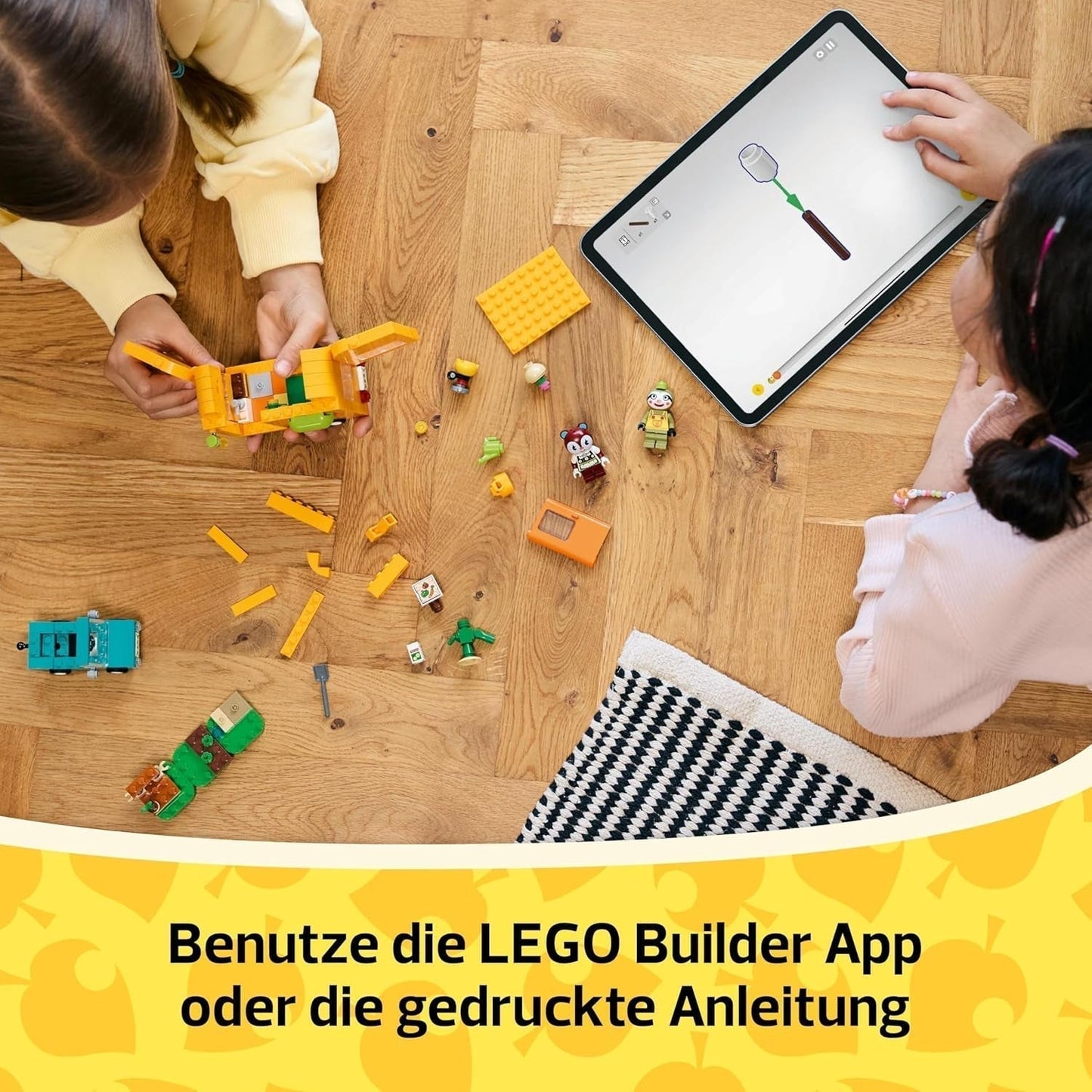 LEGO Animal Crossing Caravan e Giardino di Gerd Set Gioco di Ruolo Auto Giocattolo per Bambini di 7 Anni Ragazze e Ragazzi Regalo Videogioco Giocattolo con Figure di Animali 77054 Set di Costruzioni Besuche den LEGO-Store