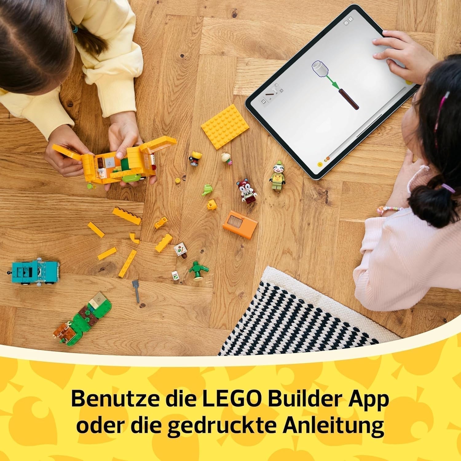 LEGO Animal Crossing Caravan e Giardino di Gerd Set Gioco di Ruolo Auto Giocattolo per Bambini di 7 Anni Ragazze e Ragazzi Regalo Videogioco Giocattolo con Figure di Animali 77054 Set di Costruzioni Besuche den LEGO-Store