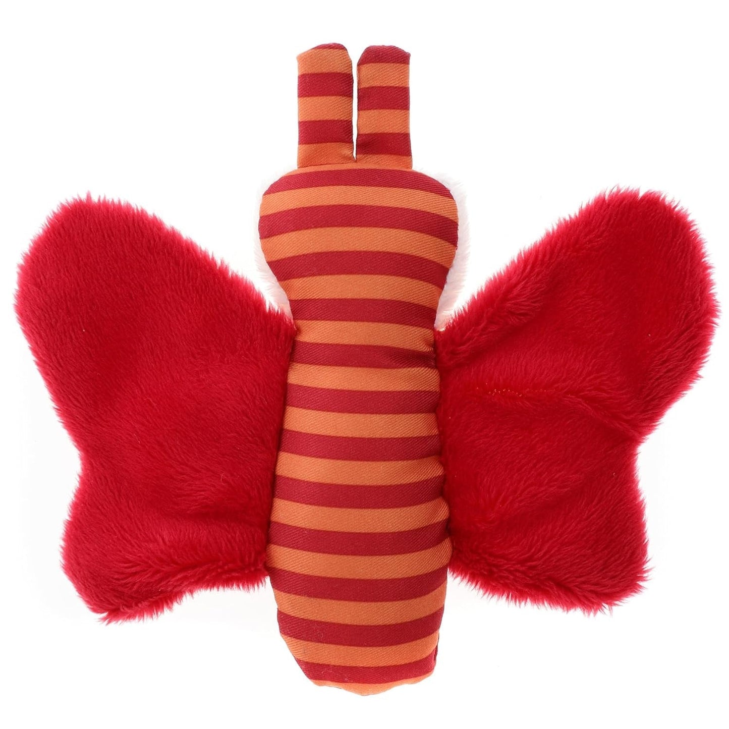 41174 Serpente a sonagli Stelle rosse giocattolo per bambini e bambine consigliato dalla nascita marrone & 41181 Giocattolo cattura farfalla Stelle rosse giocattolo per bambini e bambine consigliato dalla nascita arancione Bebe Naty Shop Toys