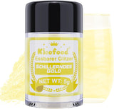 Kicofood, glitter commestibili, 5 grammi, vari colori Glitter Naty Shop Oro iridescente