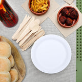 Tavolo gentile | Confezione sfusa da 100 tovaglioli morbidi in carta riciclata Tovaglioli usa e getta marroni per feste adatti per l'uso quotidiano Ecologici Kraft non sbiancati compostabili Made in EU 2 veli 33 cm