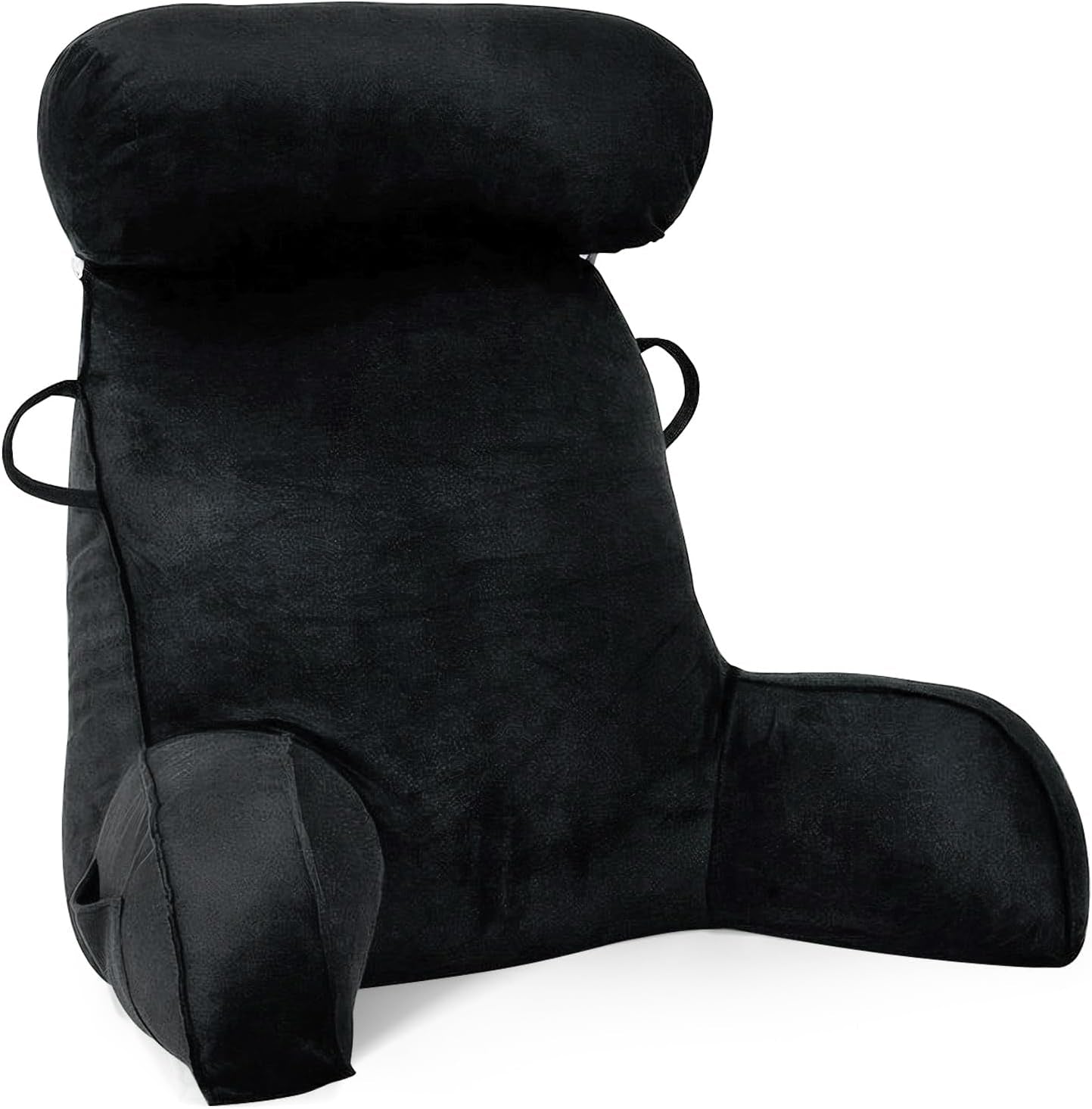 Cuscino da lettura XL per letto e divano con paranuca staccabile, cuscino per la schiena ideale per adulti con memory foam per leggere, lavorare, giocare, guardare la TV, rilassarsi (rosa) confortevole