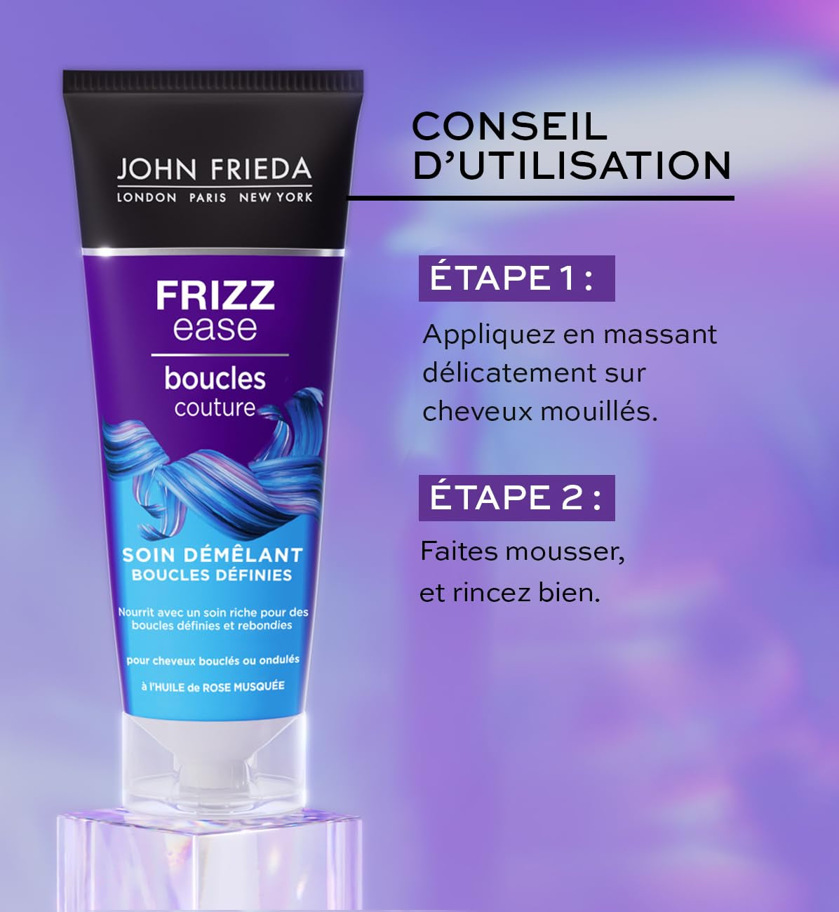John Frieda Frizz Ease balsamo districante per capelli, 250 ml Prodotti districanti per capelli Naty Shop