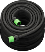 Relaxdays Tubo Gocciolante, Tubo per Irrigazione, Tubo per Irrigazione da 30 m, Irrigazione di Strati Alti e Siepi, Tubo per Irrigazione, Nero