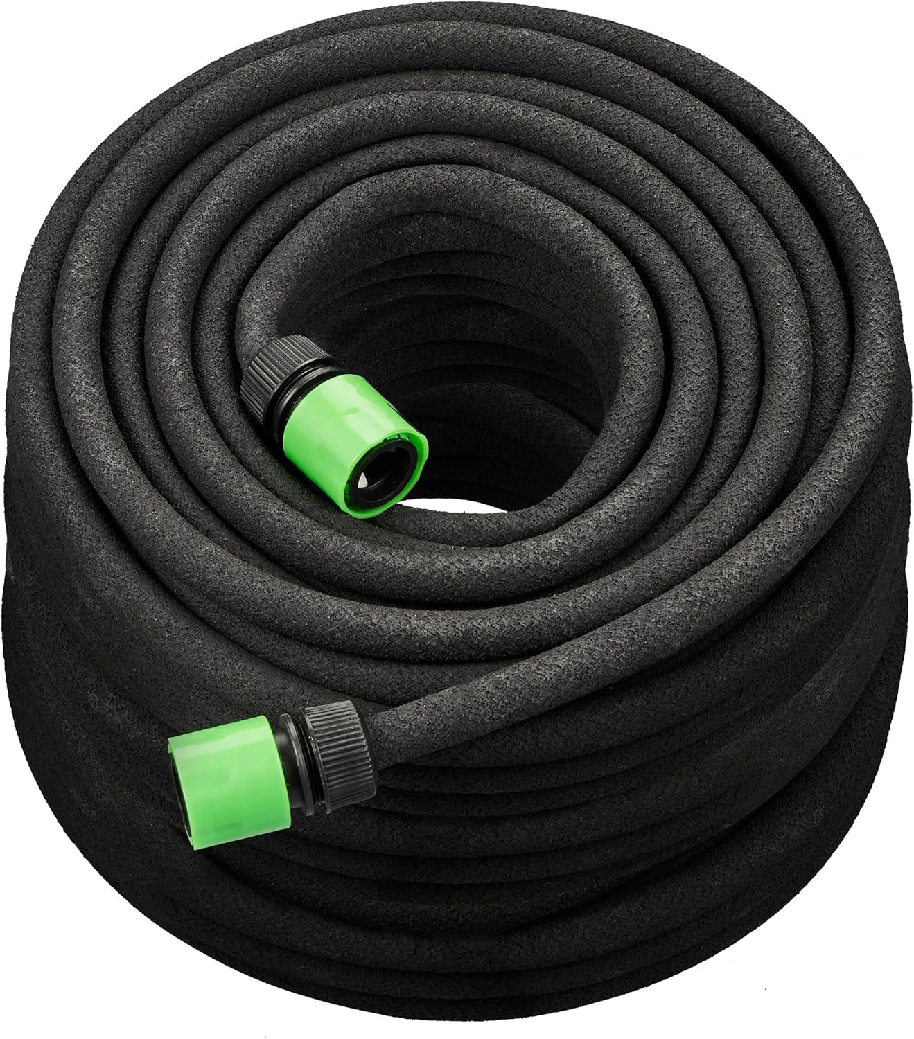 Relaxdays Tubo Gocciolante, Tubo per Irrigazione, Tubo per Irrigazione da 30 m, Irrigazione di Strati Alti e Siepi, Tubo per Irrigazione, Nero