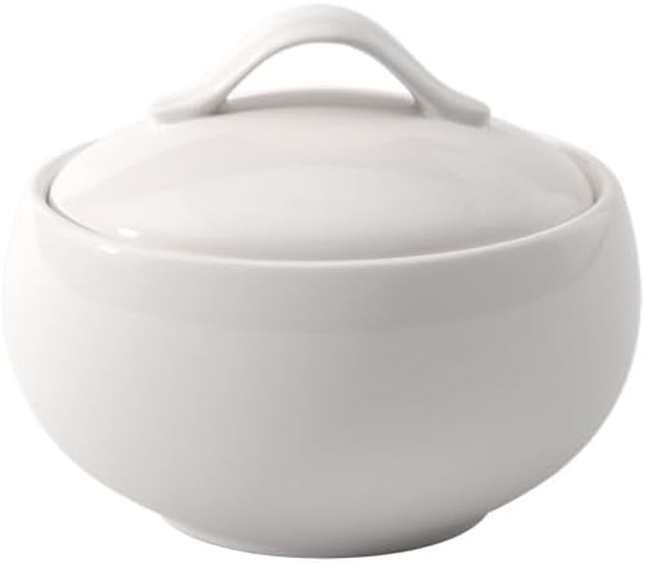 Villeroy & Boch New Cottage Sugar Bowl Basic, 450 ml, altezza: 6,5 cm, porcellana premium, bianca