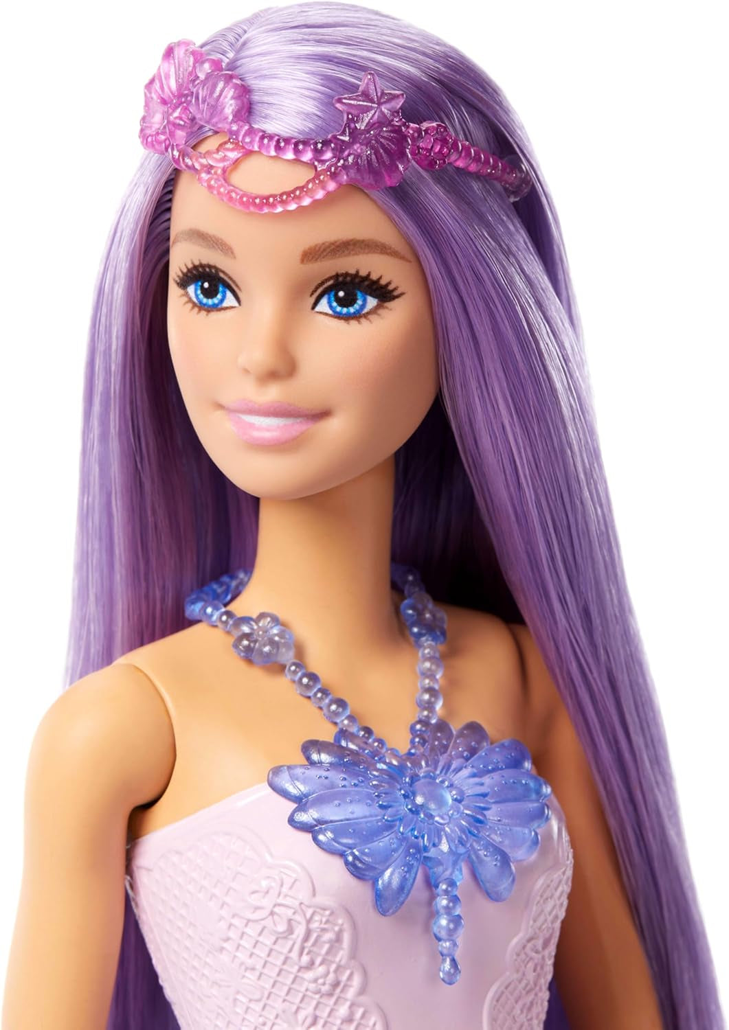 Barbie Doll 3-in-1 Playset con 8 accessori tra cui coda da sirena, ali di fata, collane reali, scarpe e altro per 10+ look diversi, JCP74