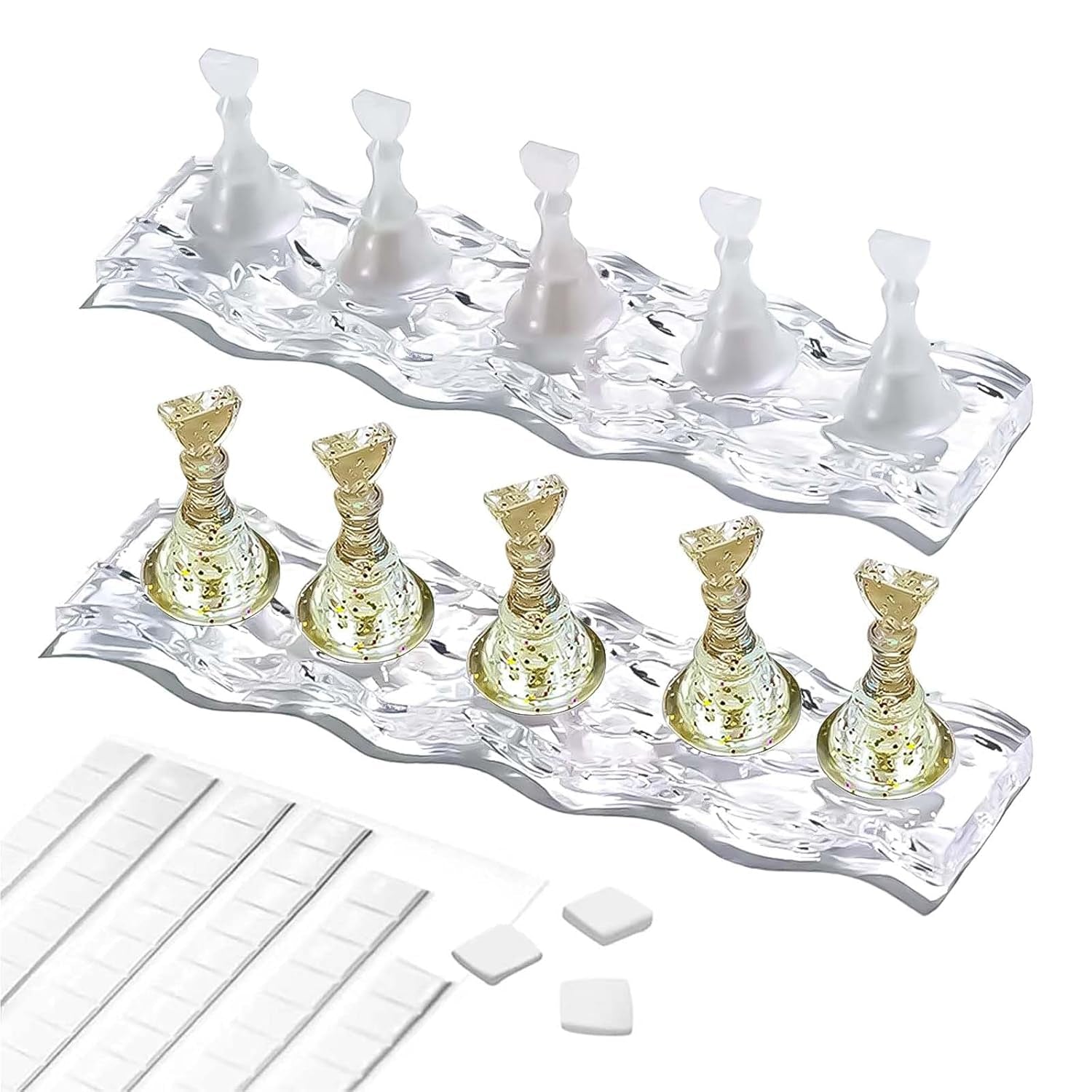 Set Nail Design - Mano da allenamento premium per unghie in gel, accessori per unghie e set per unghie artificiali - Set versatile per unghie in gel fai-da-te e accessori per nail art
