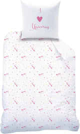 Biancheria letto per bambine, Unicorno, cotone Biancheria letto - bambini Naty Shop
