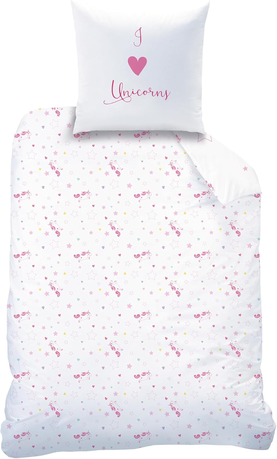 Biancheria letto per bambine, Unicorno, cotone Biancheria letto - bambini Naty Shop