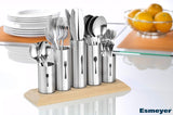 Portaposate in acciaio inossidabile, confezione da 1, argento Naty Shop Kitchen