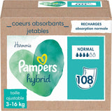 Pampers (Vecchia Versione), Confezione da 108 Assorbenti in Foglio Singolo, Standard - 1 Pezzo