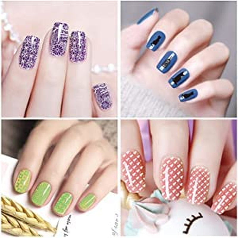 Biutee Nail Stamper 30 Pezzi Set Timbri Unghie Template Unghie Stampi Unghie Animali Fiori Immagini Piastra per timbri unghie con 2 timbri 2 raschietti Accessori per design unghie Timbro per unghie French