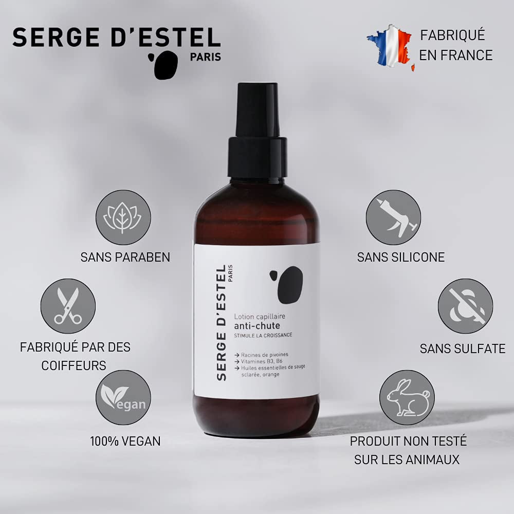 SERGE D'ESTEL PARIS Lozione spray contro la caduta dei capelli, 200 ml Cura dei capelli SERGE D'ESTEL PARIS