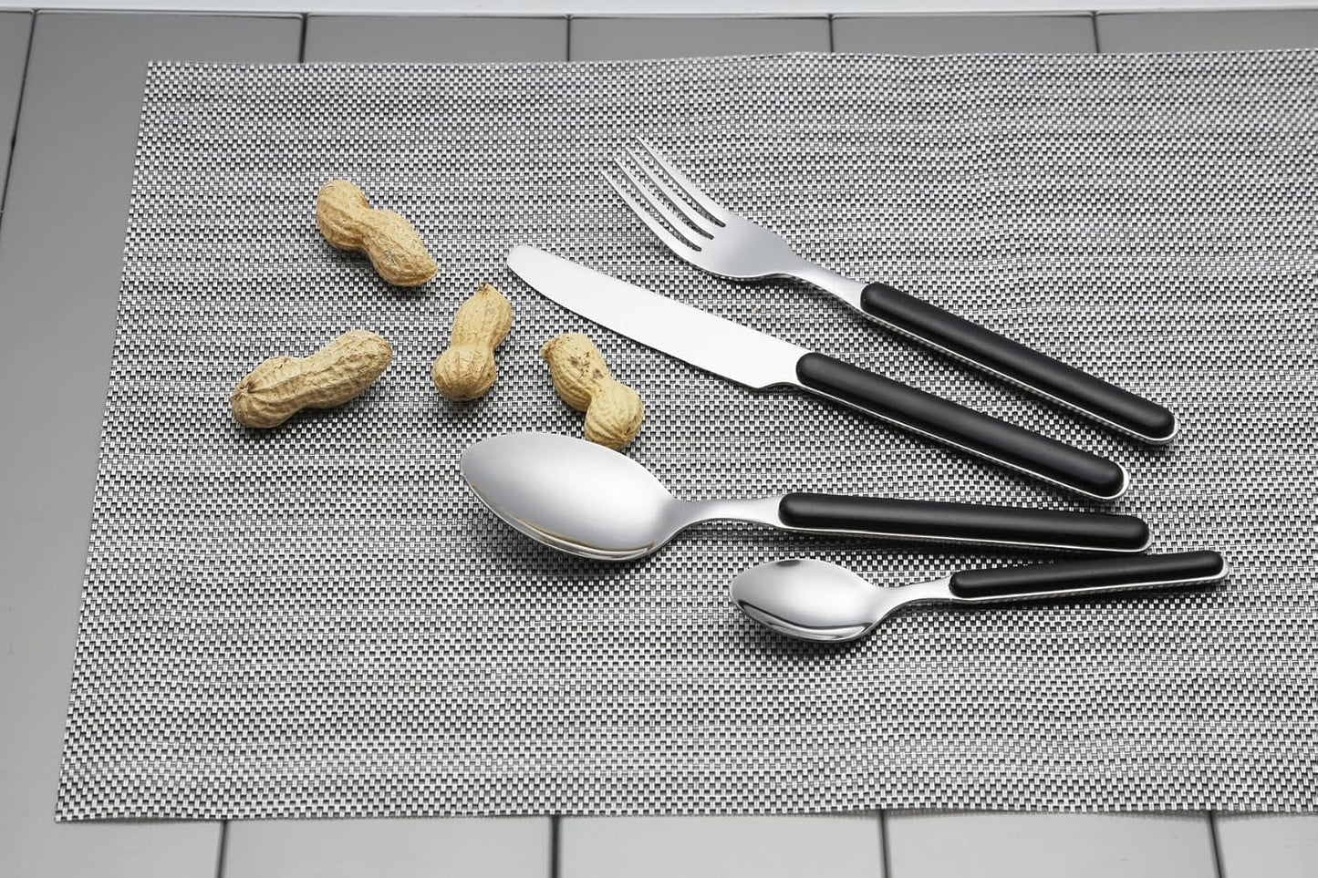Besteck-Set Delice 16-Teilig Schwarz Cucina Naty Shop