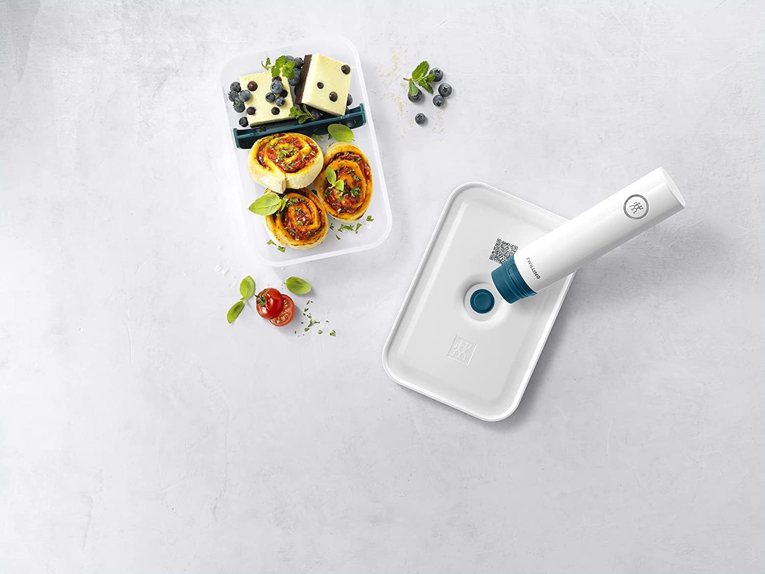 Zwilling Fresh & Save set portapranzo sottovuoto/conservazione frigorifero, 3 pz, plastica, semitrasparente, La Mer Contenitori per alimenti Naty Shop