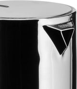 Alessi 9090/6 Espresso con 6 tazze per induzione, acciaio inossidabile, argento, 15,5 x 13,5 x 27 cm