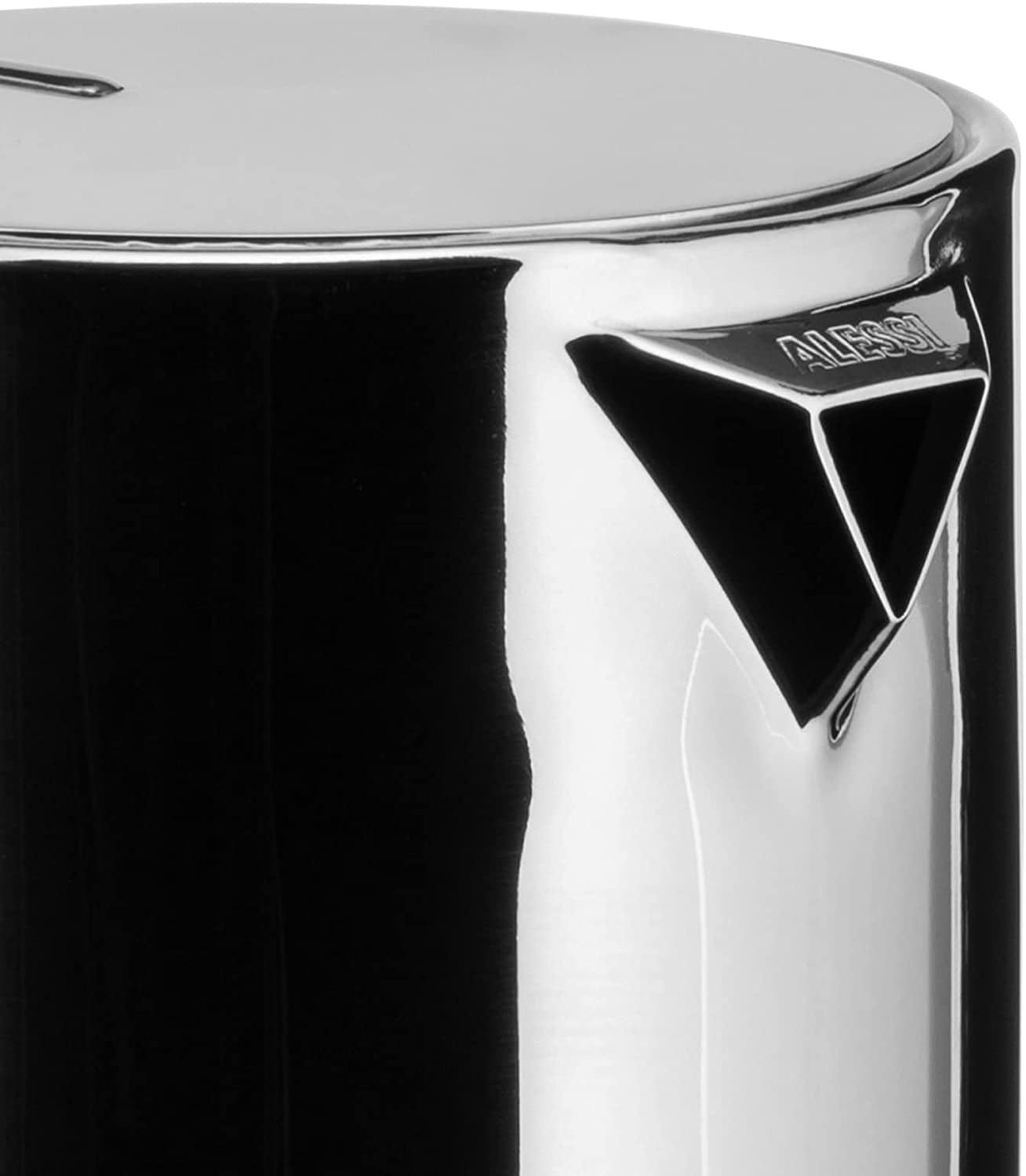 Alessi 9090/6 Espresso con 6 tazze per induzione, acciaio inossidabile, argento, 15,5 x 13,5 x 27 cm