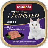animonda Vom Feinsten Alimento umido per gatti adulti, varietà pollo, 6 x 100 g