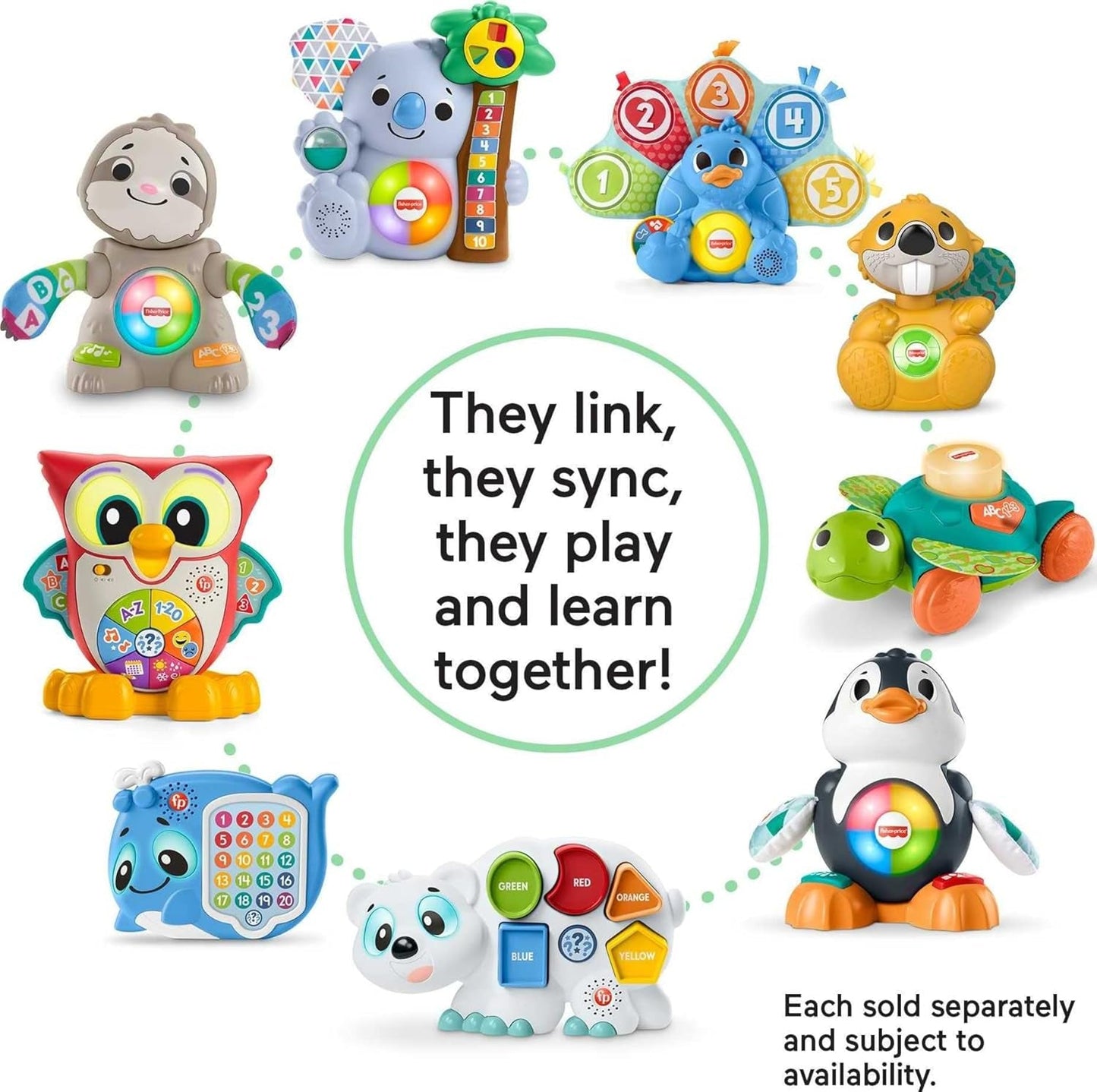 Fisher-Price Linkimals Emma lama Baby Toys Naty Shop